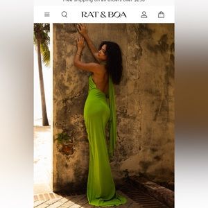 Rat & Boa Daria Dress Green